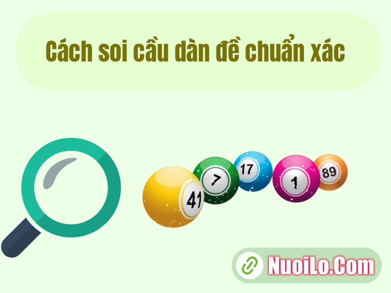 Cách soi cầu dàn đề chuẩn xác