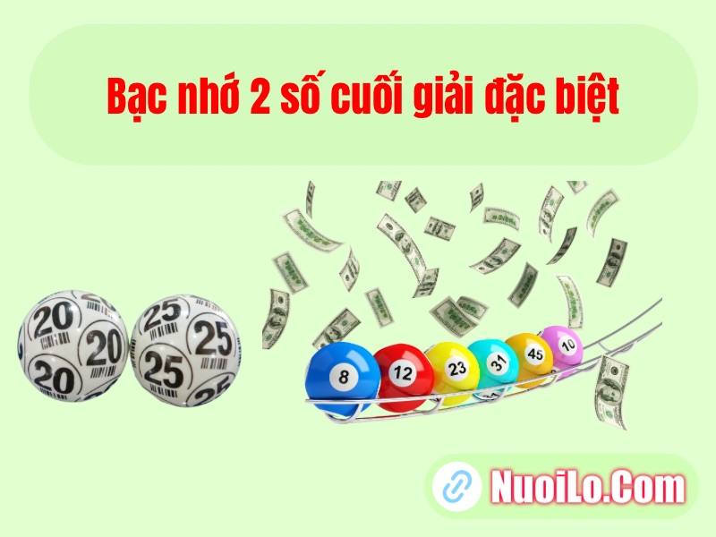 Bạc nhớ 2 số cuối giải đặc biệt miền Bắc